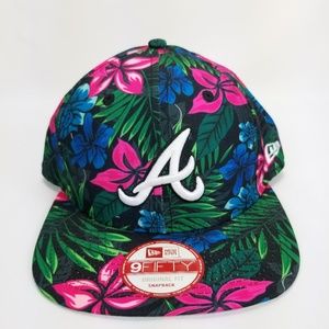 Atlanta Braves New Era Floral Snapback Hat